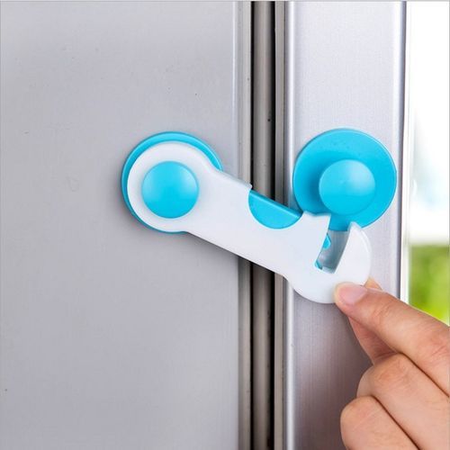 Plastic Safety Drawer Cabinets Fridge Furniture Blockers Doors Security Lock for Toddler Baby Protection