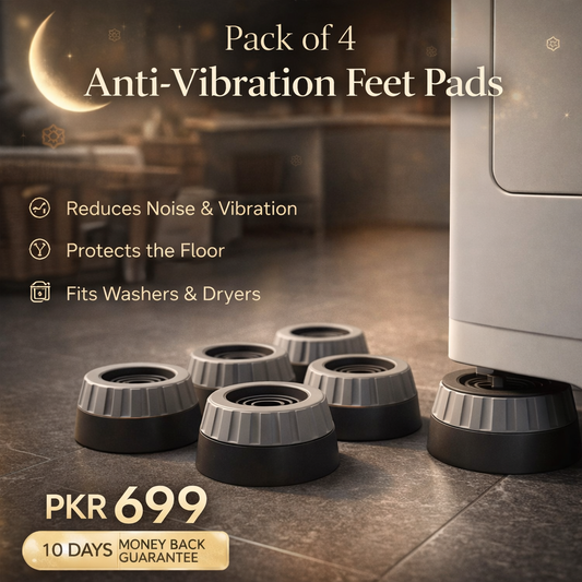 Pack Of 4 Anti Vibration Feet Pads Washing Machine Shock Absorption Rubber Mat Anti-Vibration Pad Dryer Non-Slip Pad