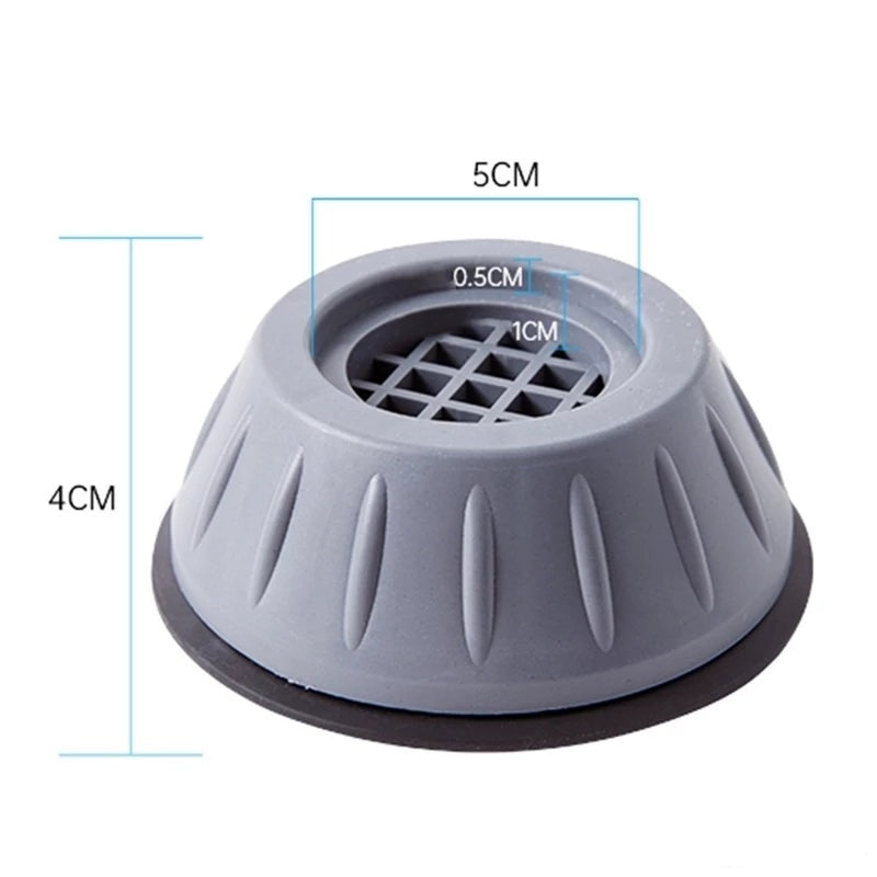 Pack Of 4 Anti Vibration Feet Pads Washing Machine Shock Absorption Rubber Mat Anti-Vibration Pad Dryer Non-Slip Pad