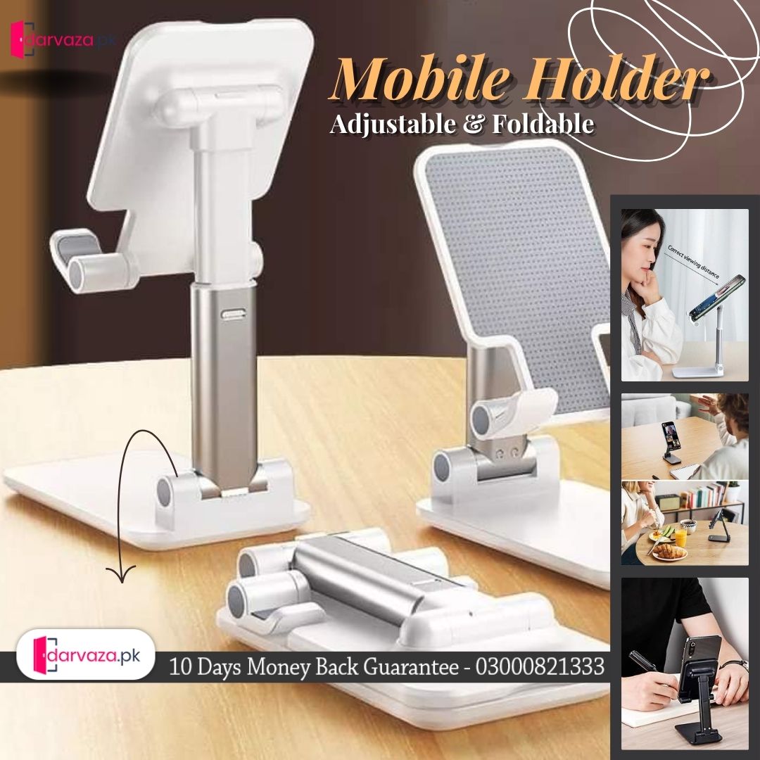Mobile Holder Adjustable & Foldable